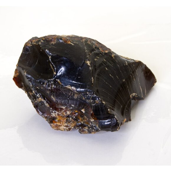 Raw Unpolished Sumatra Amber Fossil Stone 100% Genuine, 167.6 gr Decor Stone - Picture 6 of 9